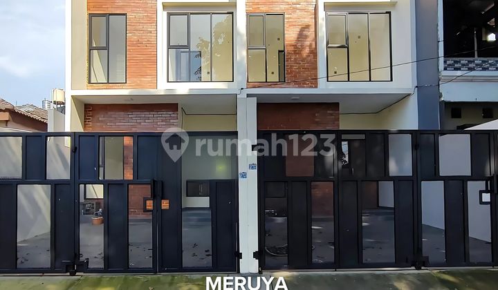 For Sale Brand New Modern House in a Strategic Location in Meruya For Sale Brand New Modern House in a Strategic Location in Meruya