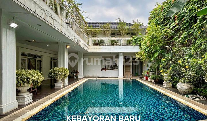 For Sale Semi-Furnished Modern Classic House in Kebayoran Baru