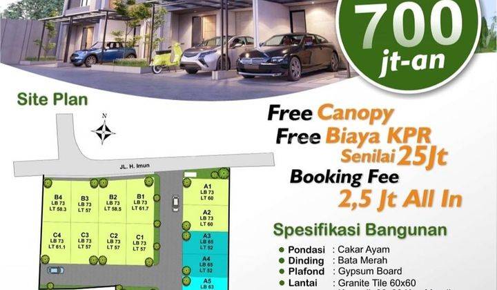 Promo Rumah Murah 2 Lantai Di Jati Asih Wibawa Mukti Kota Bekasi Free Biaya 2