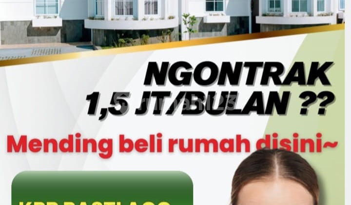 House Mortgage Guaranteed Approval No Down Payment Installment 2 Million in Bandung Ciwastra Buahbatu Free Canopy Etc Near Sumarecon Mall 2