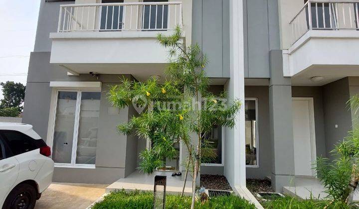 Jual Rugi Rumah Synthesis Homes Cirendeu Siap Huni Andesit Corner Depan Taman