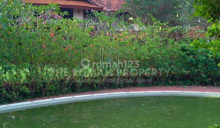 Dijual Rumah Villa Etnik Jawa Bali Tanah Luas di Cirendeu  3