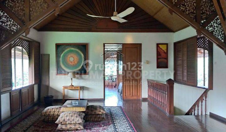 Dijual Rumah Villa Etnik Jawa Bali Tanah Luas di Cirendeu  15