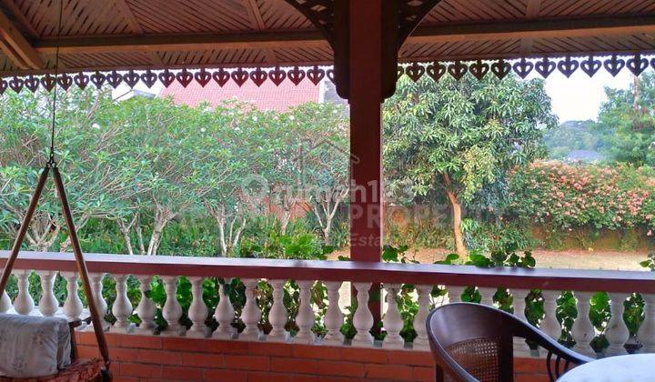 Dijual Rumah Villa Etnik Jawa Bali Tanah Luas di Cirendeu  19