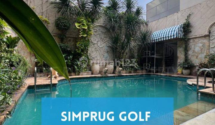 Rumah Simprug Golf Dijual Tanah Diatas 1000 Meter 1