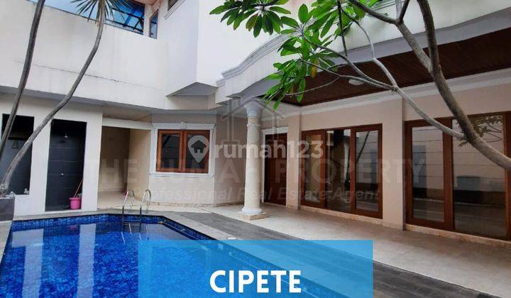 Rumah Cipete Selatan Ada Pool Lokasi Nyaman Dan Strategis 1