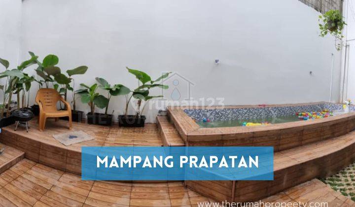 Rumah Layak Huni Ada Rooftop Dan Mini Pool di Mampang Prapatan Jasksel 1