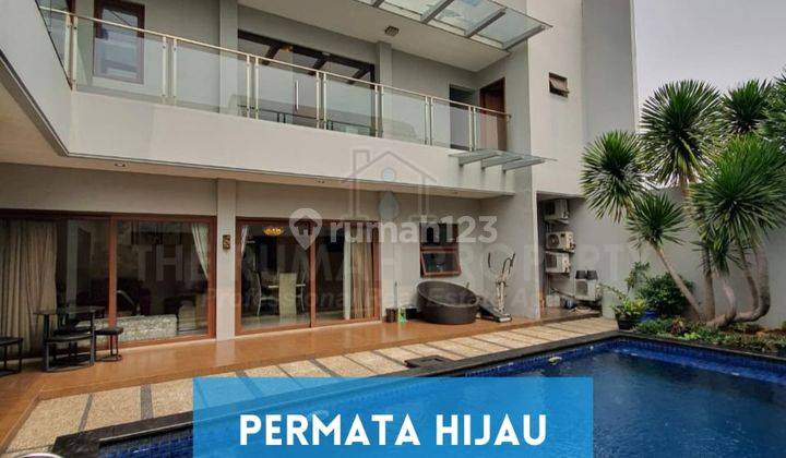 Jual Cepat Rumah Mewah Private Pool Permata Hijau 2 Jaksel 1