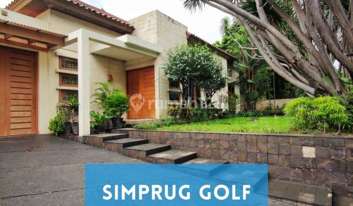 Rumah Modern Lingkungan Ellit Simprug Golf Jakarta Private Pool 1