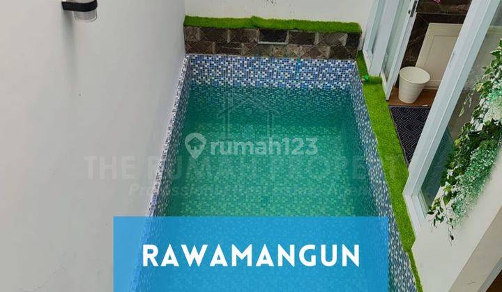 Rumah Modern Minimalis Private Pool Rawamangun Jaktim Siap Huni 1