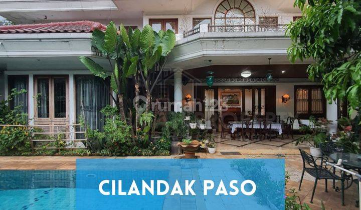 Rumah Mewah Cilandak Paso Jagakarsa Jaksel Dijual Ada Pool Tanah Luas 1