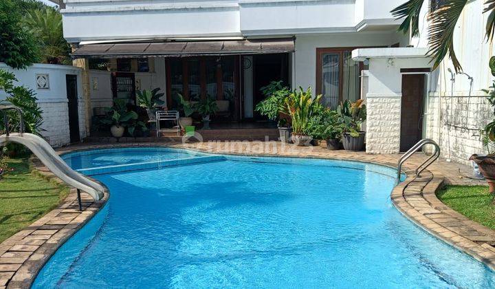 Rumah Mewah Pondok Indah Private Pool Dengan Taman Asri 1