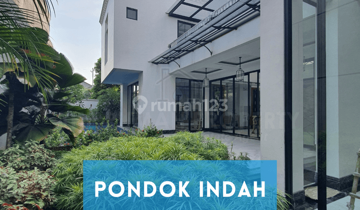 Rumah Mewah Pondok Indah Fasilitas Private Lift Dan Pool Rooftop Serta Basement 1