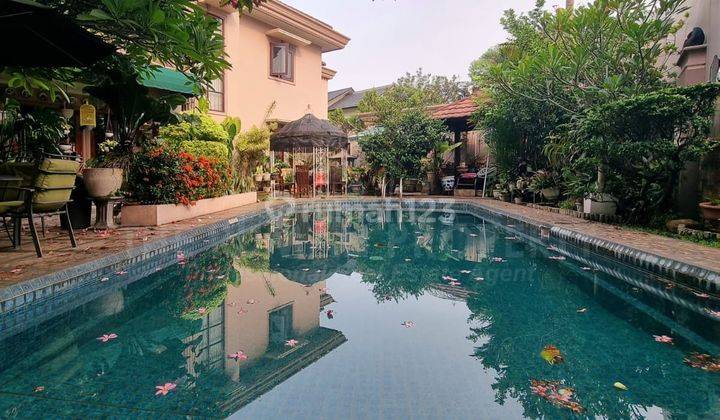 Rumah Mewah Lebak Bulus Private Pool Nuansa Asri Tropis 2