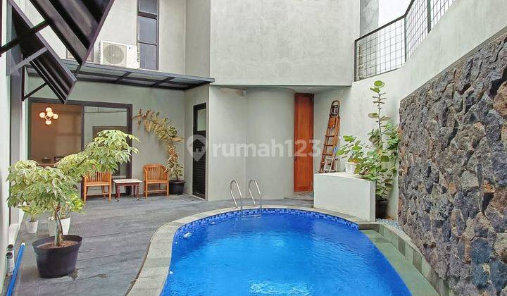 Rumah Kuldesak Perumahan Bintaro Jaya Private Pool 1