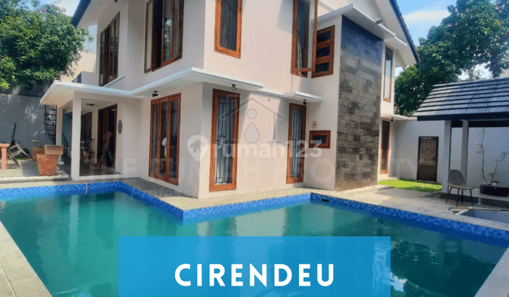 Rumah Mewah Dalam Townhouse Private Pool Cirendeu Dekat Ke Lebak Bulus 1