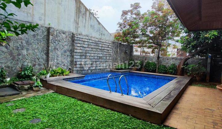 Dijual Rumah Mewah Furnished Dilengkapi Private Pool di Rawamangun 1