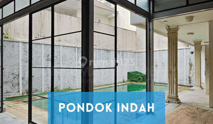 Dijual Cepat Rumah Hitung Tanah di Pondok Indah Dekat Ke Bukit Golf Dan Jiss 1