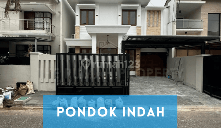 Rumah Sudah Renovasi 2 Lantai 4 Kamar di Pondok Indah Jaksel 1