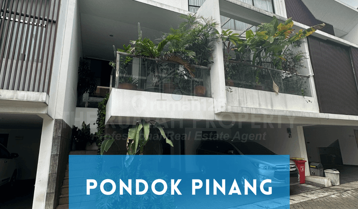 Townhouse 3 Lantai Fully Furnished Pondok Pinang Jakarta Selatan 1