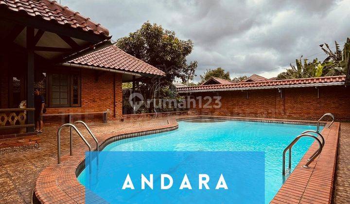 Rumah Design Belanda Pirvate Pool di Andara Cocok Untuk Kumpul Keluarga 1