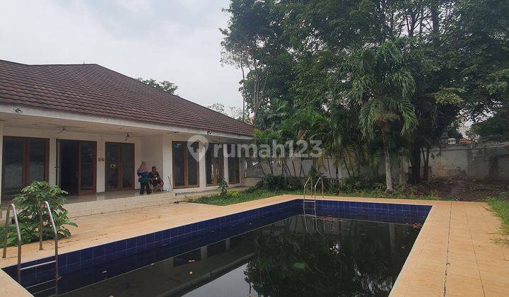 Rumah 1 Lantai Private Pool Butuh Renov di Kemang Dalam Lokasi Premium 1