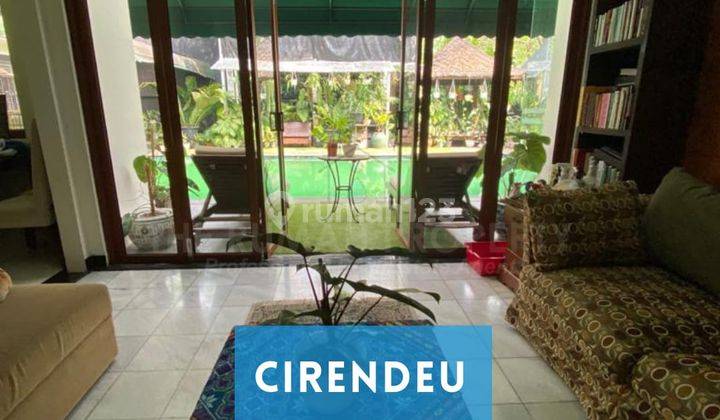 Rumah Bagus Ada Pool Dan Rapi Dalam Komplek di Cirendeu Tangsel 1