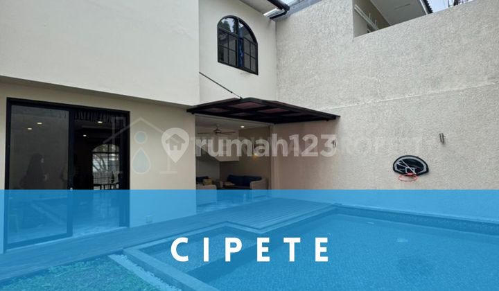 Rumah Clustsr Cipete Jaksel Full Furnished Private Pool Dekat Sekolah Perancis
