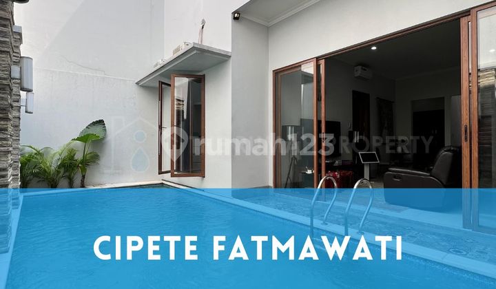 Rumah Private Pool Cipete Fatmawati Lingkungan Komplek.