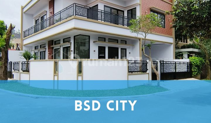Rumah Hook Dijual di BSD City Dalam Komplek Akses Jalan 2 Mobil