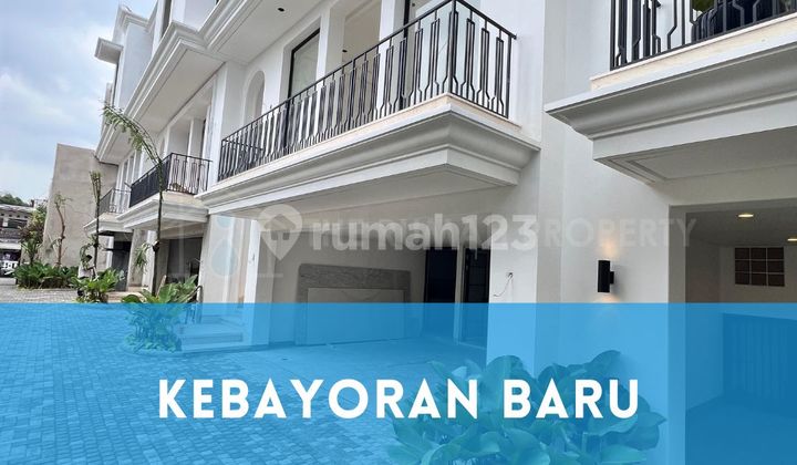 Modern New House in Townhouse Only 4 Units Haji Nawi Keb Baru Near Pondok Indah