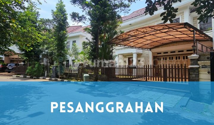 Rumah Komplek Pesanggrahan Jaksel Bintaro Dekat Banget ke Pondok Indah Private Pool Akses Jalan Lebar