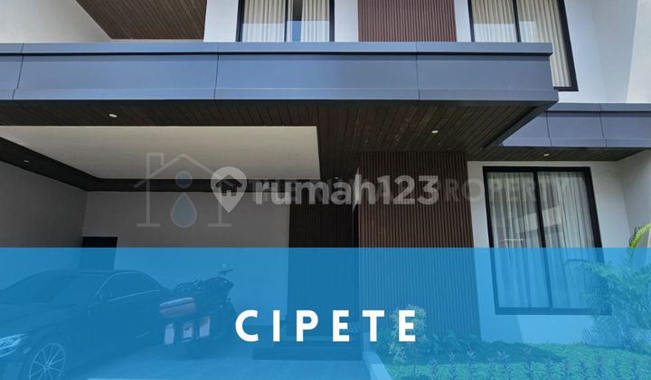 Rumah Baru Furnished 2 Lantai Desain Modern Cipete Jaksel Dekat MRT