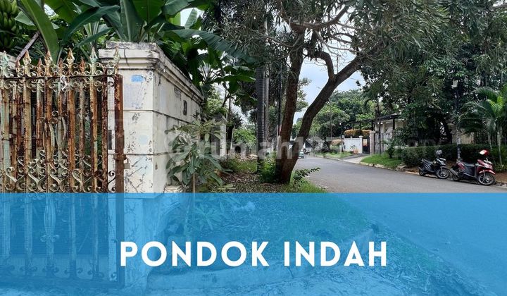 Rumah Tua Dijual Hitung Tanah BUKIT HIJAU Pondok Indah Harga Murah