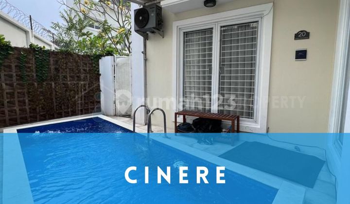 Agus 3-Story Townhouse with Private Pool in Cinere