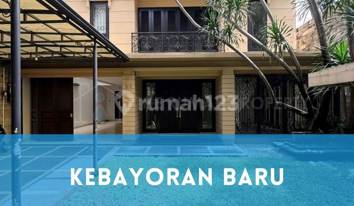 Rumah Kebayoran Baru Jaksel Akses Jlaan Lebar Lingkungan Tenang Dekat ke Gancit Mal dan Pondok Indah Mal