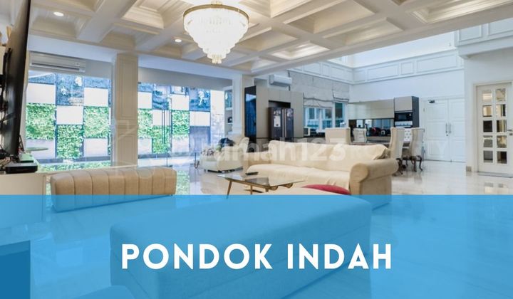 Rumah Fully Furnished Pondok Indah Material Bangunan Berkualitas.