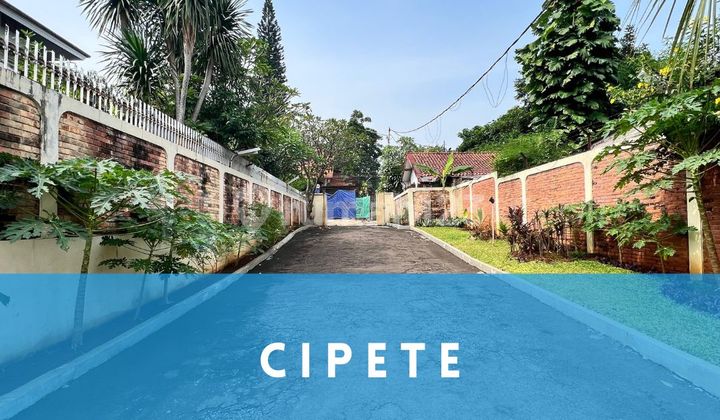 Rumah Lama Hitung Tanah Cipete Bisa Dijadikan Kostan.