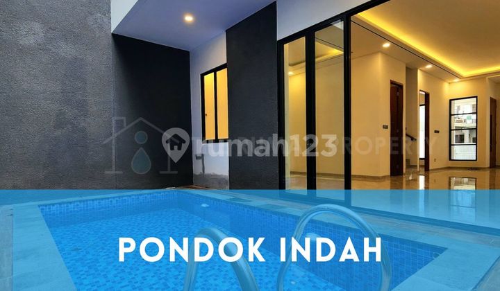 Rumah baru Pirvate Pool Desain Modern Pondok Indah