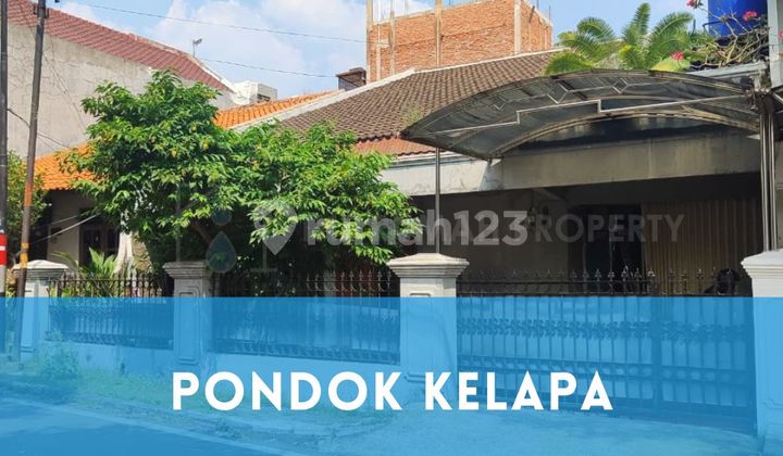 Complex House Plot Dki Pondok Kelapa East Jakarta Wide Road