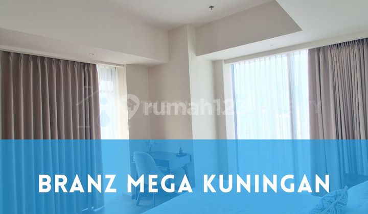 Apartemen 2 BR Branz Mega Kunigan Furnished Lantai Tinggi
