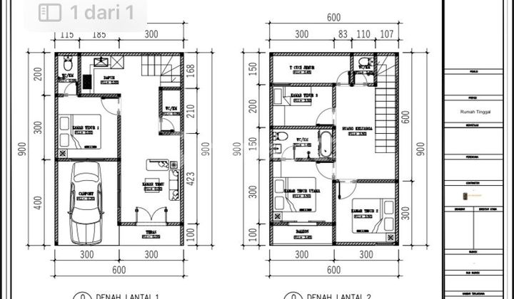 Rumah Baru Kontemporer Deket Stasiun Rumah Baru Kontemporer Deket Stasiun