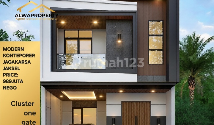 Rumah Baru Kontemporer Deket Stasiun Rumah Baru Kontemporer Deket Stasiun