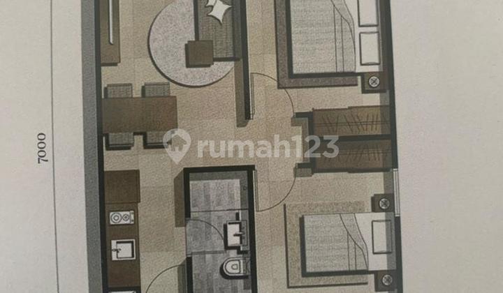 Di Jual 1 Unit Pollux Apartment Type 2 Bed