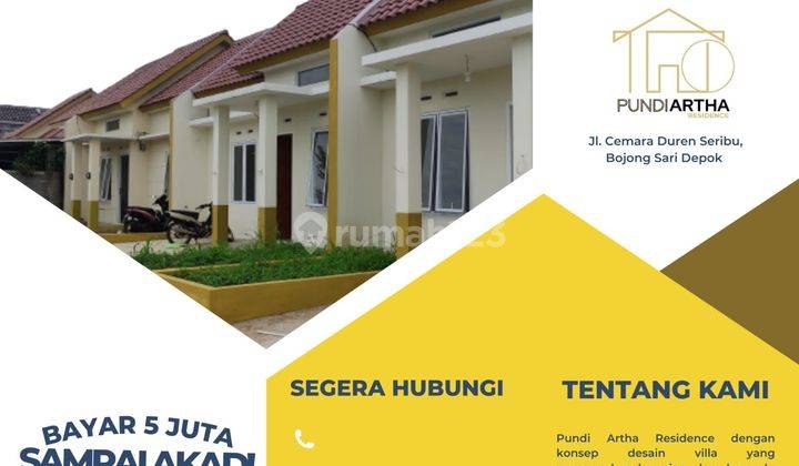 rumah murah syariah diskon 40 juta langsung diberi Kanopi gratis&#39; Biaya KPR BTN gratis untuk milenial 1