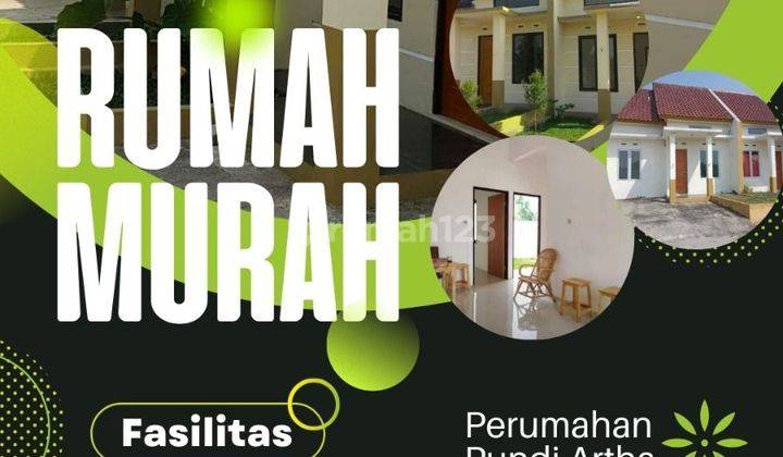 rumah murah diskon 50 juta rupiah cicilan 2 jutaan rupiah per bulan buruan stok terbatas diskon awal tahun 500 Jt-an diskon besar jadi 400 jt-an 2