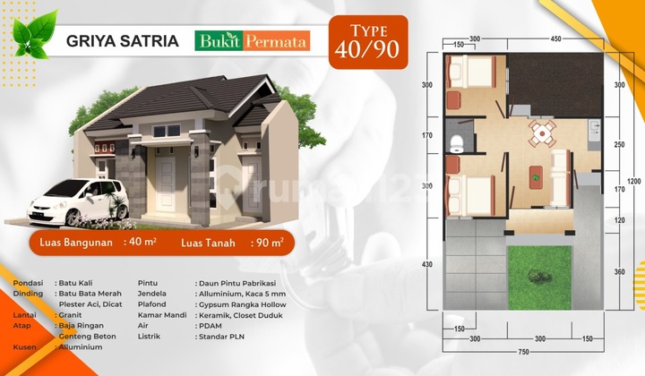 Rumah Tanpa Dp di Purwokerto Selatan 3