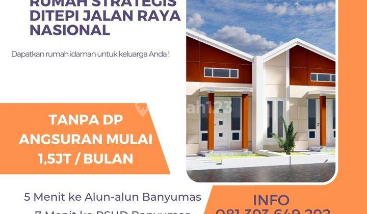 Rumah Tanpa Dp Dekat Rsud Banyumas 1