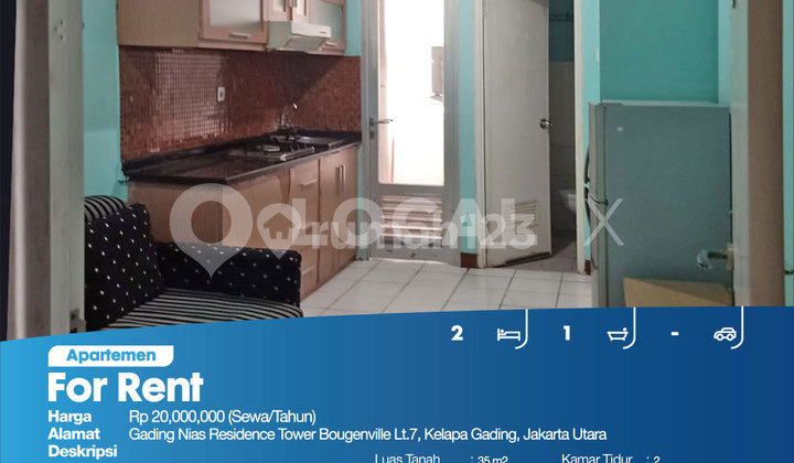 Apartemen Gading Nias Residence Tower Bougenville Lt.7, Kelapa Gading, Jakarta Utara 2