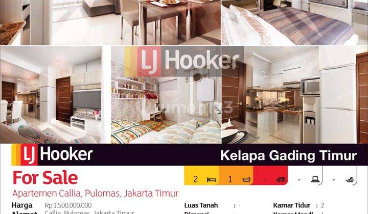 Apartemen Callia Lantai 25, Pulomas, Jakarta Timur 2